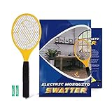 Bug Zapper-Zentouch Electric Fly Swatter Mosquito Zapper against Flies,Bugs,Bees and Other Pest, Suitable for Indoor，Travel, Campings and Outdoor Occasions,Fly Killer with 2 AA Batteries Included