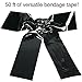 Bondage Pleasure Restraint Tape 50 Feet Long Fetish Kink Tape Bondage Toy for Dominating and Restraining