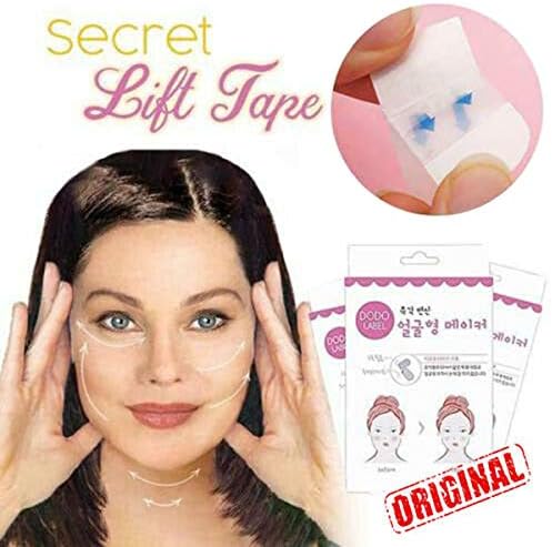 Sunoney 40-Piece Box Secret Lift Tape Effective Face Sticker Thin Invisible Chin Patch