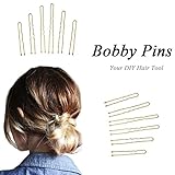 Strist(TM) 300Pcs/Set Golden Metal Thin U Shape Bobby Pins Hairpins Hair Clips for Beauty Women Hair Styling Tools Hair Ornament 3 Size