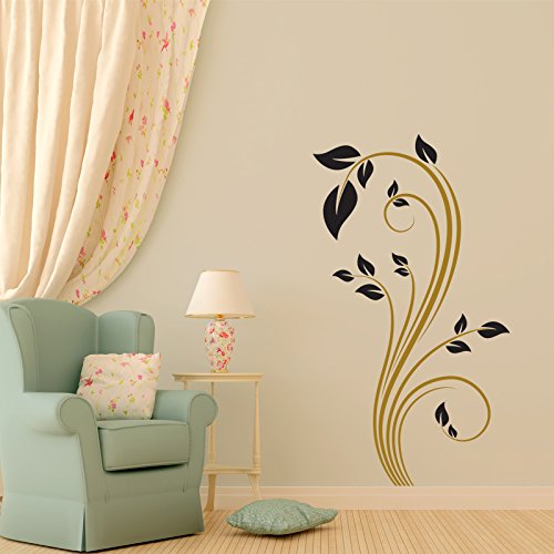 Flower Vinyl Wall Design (6) Handmade