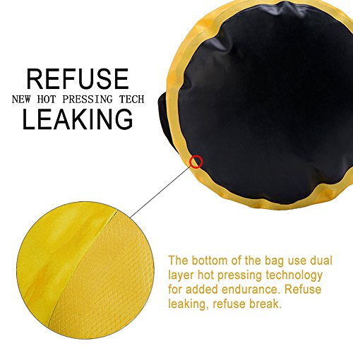 BFULL Waterproof Dry Bag 10L/20L [Lightweight Compact] Roll Top Water Proof Backpack with 2 Exterior Zip Pocket for Kayaking, Boating, Duffle, Camping, Floating, Rafting, Fishing - Thumbnail 5