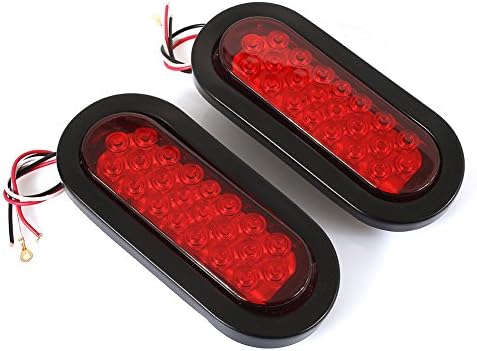 Rear Lamps Tail Lights Durable 22LED Oval Replacement Accessories