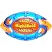 TANGLE NightBall Glow in The Dark Light Up LED Football, Large, Blue with Orange