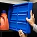 CleverMade CleverCrates 46 Liter Collapsible Storage Bin/Container: Solid Wall Utility Basket/Tote, Royal Blue