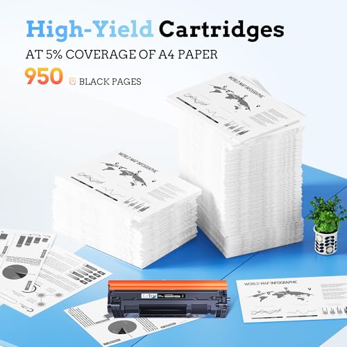 LxTek 142A Toner with Chip Compatible for HP Laserjet M140W Toner for HP 142A W1420A 142X W1420X for Laserjet Pro M110w M110 MFP M140w M140 M139w M139 (Black, 1-Pack)