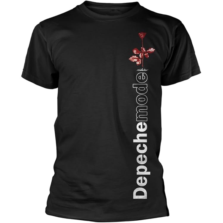 Amazon.com: Depeche Mode Men's Violator Side Rose T-Shirt