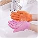 Exfoliating Gloves 10PCS Bath Gloves 5 Pairs, Natural Mitts Gloves for Men and Women Use,Shower Gloves Body Spa Makes Skin Soft and Healthy (AOLANS)