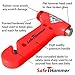 SafeTHammer FBA_SH0001 Seatbelt Cutter Window Breaker Car Safety Hammer (Pack of 2) A Lifesaving Glass Breaker Car Emergency Tool