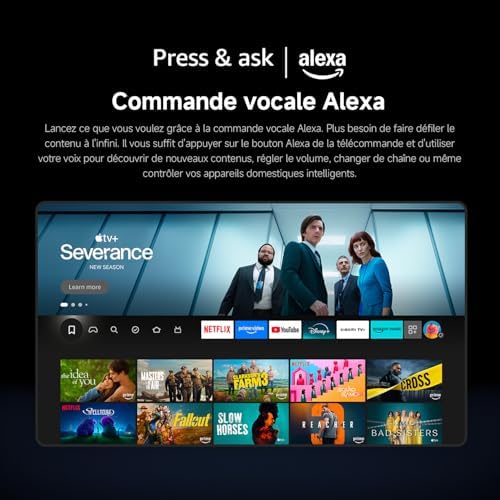 32 inch F TV, HD, Smart TV, Contrôle Vocal Alexa, Dolby Audio, DTS Virtual:X, DTS-HD, AirPlay Compatible