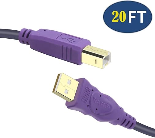 20 foot usb printer cable