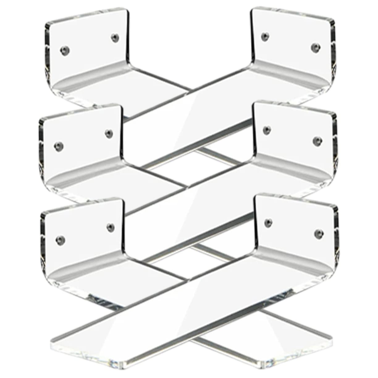 DOITOOL 6pcs Shoe Bracket Sneaker Shelf Wall Mount Shoe Rack Clear Rack Modern Wall Shelf Display Shelf s Display Stand Acrylic