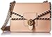 Anne Klein Diana Large Double Flap Chain Bag Convertible Shoulder Bag, NATURAL - DOLPHIN/BLACK (WHIP STITCH), One Size