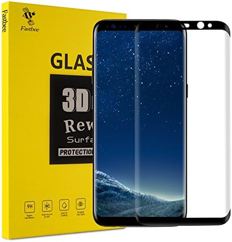 Galaxy S8 Plus Screen Protector, Fastbee [Case Friendly] 3D Tempered Glass Full Coverage and Ultra Clear with Anti-Scratch for Samsung Galaxy S8 Plus