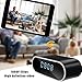 Spy Camera,LUCKYPUG Mini Hidden Camera in Clock, HD 1080p WiFi Security Camera/Covert Nanny Cam with Motion Detection/Night Vision/Loop Recording for Indoor Home Security Monitoring