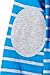 Scout + Ro Little Boys' Stripe Rugby Shirt, Electric Blue/Grey Heather, 7