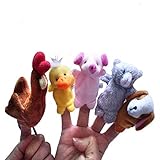 Storytelling the Little Red Hen Finger Puppet 5pc