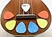 BoloPick Felt Picks for Ukulele 6 Pack (Fully Bright)