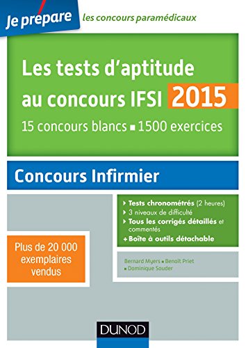 Les  tests d'aptitude au concours IFSI 2015