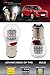 AMAZENAR 2-Pack 1157 BAY15D 1016 1034 7528 2057 2357 Extremely Bright Red LED Light 12V-DC, AK-3014 39 SMD Replacement Bulbs For Tail Brake Light Lamps
