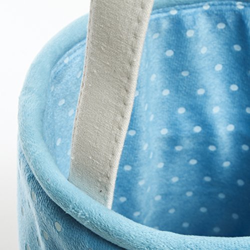 Easter Bucket Dot Easter Basket for Children Egg Hunt (Blue) - Thumbnail 4