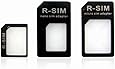 for iPhone 5 Nano SIM Card Adapter Black