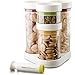 Home and Above 5 Piece Vacuum Food Container Set in Rotating Carousel with Vacuum Pump, Seals in Freshness, Saves Chips, Cookies and More for Weeks, Saves Space, Organizes Kitchen Clutter