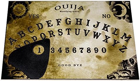 Wooden Black Ouija Board game & Planchette with detailed Instruction - Handmade