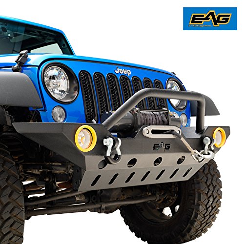 EAG 0718 Jeep Wrangler JK Rock Crawler Off road Front Bumper with