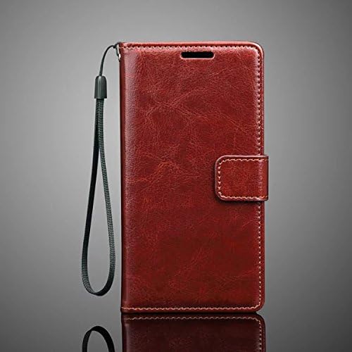 iPhone 7 Wallet Case with Extra Card &amp; Cash Slots &amp; Magnetic Flap, Anti-Slip PU Leather Cover TPU Casing for Apple iPhone 7 (Brown)