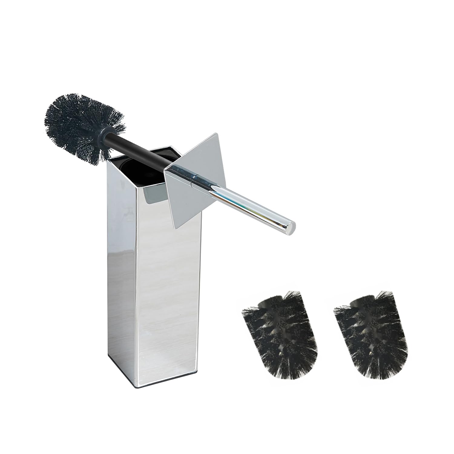 BGL Stainless Steel Material Stand Toilet Brush Holder For Bathroom And Hotel (chrome)