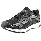 Ryka Women's Stance SMT Black/Metallic Steel Grey/Chrome Silver Sneaker