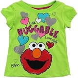 Sesame Street Elmo Little Girls' Lime T-Shirt