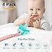 Pacifier Clip - Soothie Pacifier Clip by Hombae - Pacifier Clips - Universal Pacifier Holder for All Styles Pacifiers, Teething Toys or Soothie, Hand-Made Braided, Soft & Comfortable (4 Pack)