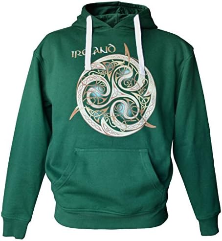 Traditional Craft Bottle Green Celtic Knot Hoodie (Large)