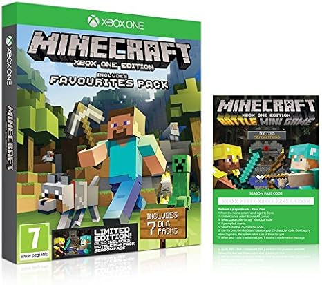 Minecraft Favourites Bundle Includes Minecraft Favourites Plus Battle Map Pack Season Pass Xbox One Amazon Co Uk Pc Video Games
