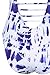Cupshe Fashion Women's Tie-dyed Lace Up Padding One-piece Swimsuit with Cutout (S)