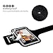 APEKX Cellphone Sports Armband: Super Comfort Fit, Ultra Slim, Soft Lycra, Running Water Resistant for iPhone 6, 6s(4.7-Inch), Galaxy S3/S4, iPhone SE, 5/5C/5S (Black)
