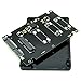 JIUWU Mini PCI-E mSATA SSD to 2.5 inches SATA Hard Disk Enclosure Case Converter Adapter