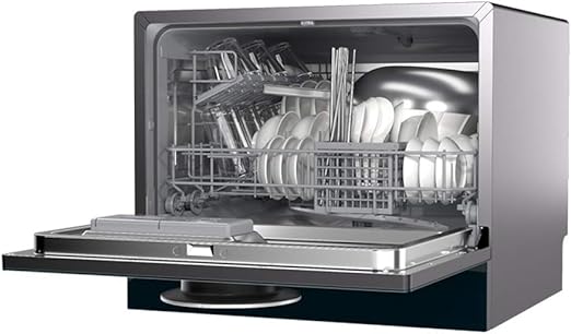 Lixiz Kitchen Dishwashers Built In 6 Places Fast Wash Drying