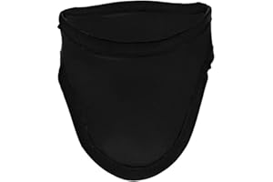 ATTENUTECH Thyroid Shield/Collar with PVC Easy Clean Color Black .50mm PB Light Weight Radiation Protection