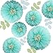 Fonder Mols Paper Hats Party Crown Headband for Kids Birthday Girls Boys Baby Shower Party Decorations Supplies Multicoloured(12pcs,Fish Tail Shaped)