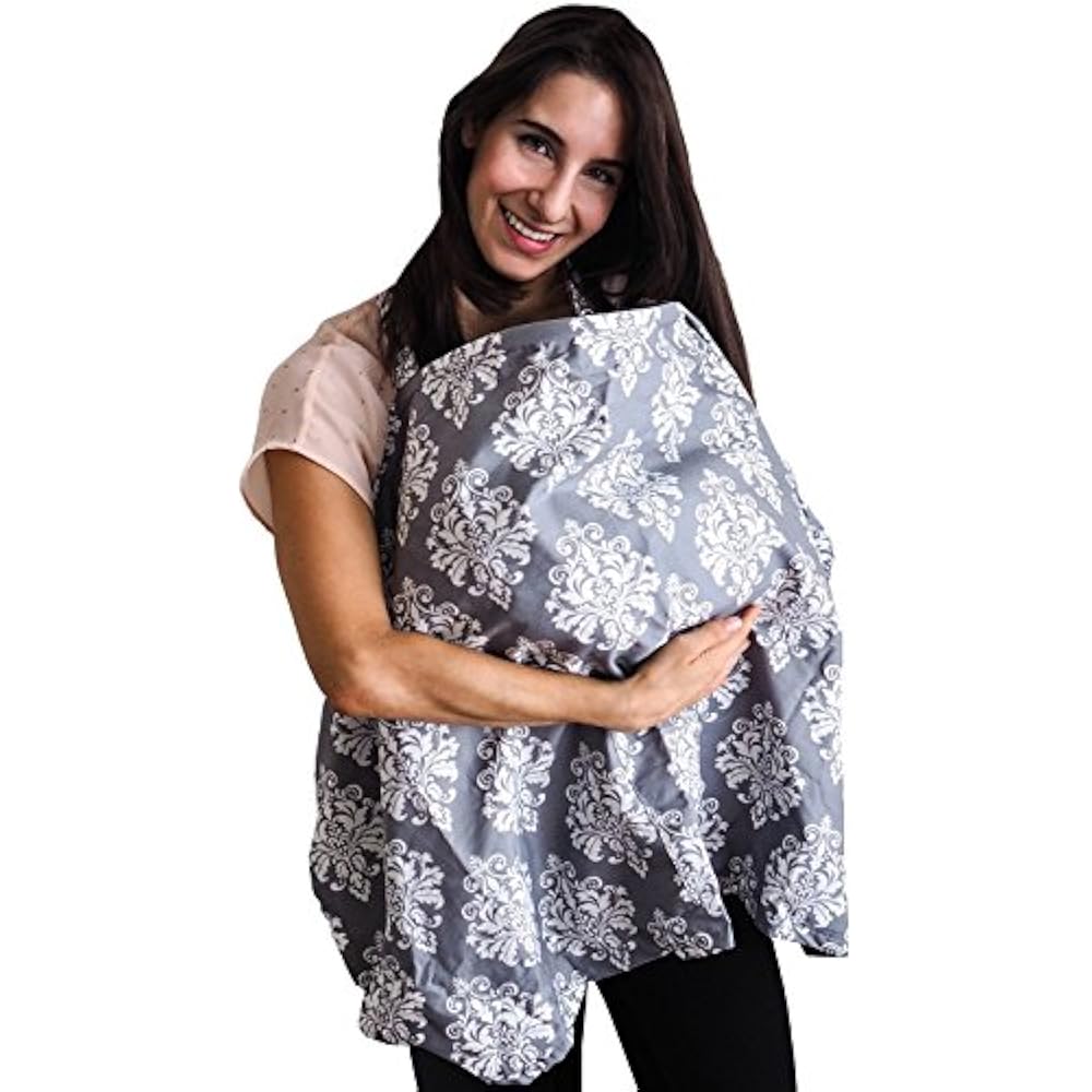 Nursing Cover, Baby Breastfeeding Apron And Wide Privacy Feeding Hider