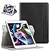 Ztotop Case for iPad 9.7 2018/2017 - 360 Degree Rotating Stand/Genuine Leather Cover with Auto Wake/Sleep, Pencil Holder,Card Pocket for New iPad 9.7'' 5th/6th Gen, iPad Air 2/iPad Air,Black