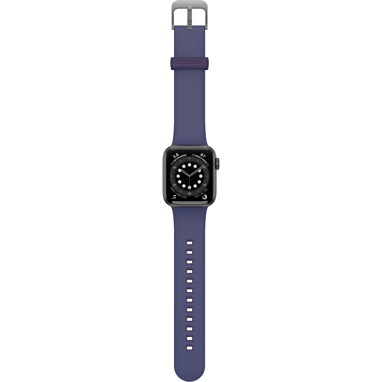 OtterBox All Day Watch Band for Apple Watch 40/41/42mm, Replacement Durable Soft Touch Silicone Strap for Apple Watch, Dark Purple