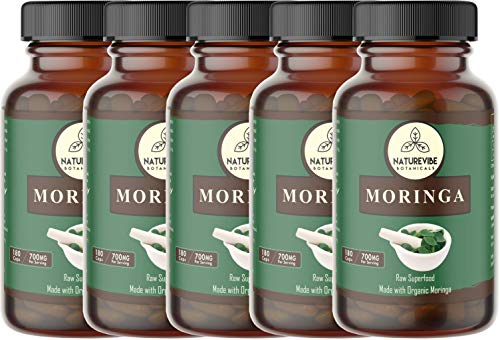 900 Capsules Organic Moringa Oleifera, Ultra-Premium -100% Organic Moringa Leaf Powder, 700mg Per Serving | Veg Capsules | Gluten Free | Antioxidant Supplement | Weight Loss and Anti-Aging 900 Capsules Organic Moringa Oleifera, Ultra-Premium -100% Organic Moringa Leaf Powder, 700mg Per Serving | Veg Capsules | Gluten Free | Antioxidant Supplement | Weight Loss and Anti-Aging
