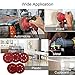Coceca 100pcs Orbit Sander Sanding Discs 5-Inch 8-Hole Hook and Loop Sandpaper, 20pcs Each 40/60/80/150/240 Grits Sandpaper, Fit for Random Orbit Sander