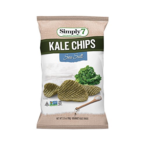 Simply7 Gluten Free Kale Chips, Sea Salt, 3.5 Ounce (Pack of 12) - Thumbnail 6