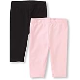 The Children's Place Baby Girls' Capri Leggings 2 Pack