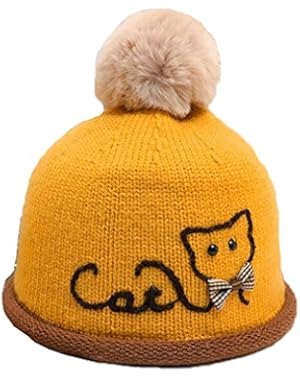World Baby Toddler Hat Cute Cat Knit Beanie Cap